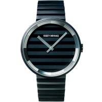 ISSEY MIYAKE 三宅一生 PLEASE時裝系列腕錶(黑/40mm) VJ20-0110SD SILAAA06Y