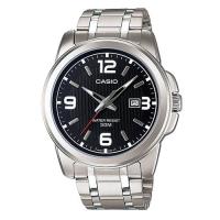 【CASIO】 簡約時尚皮帶/不鏽鋼錶帶男錶 (MTP-1314系列)