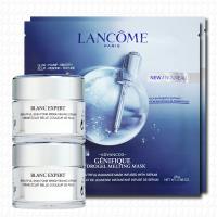 LANCOME蘭蔻 超進化肌因活性凝凍面膜28gx2+激光煥白精華日霜15mlx2