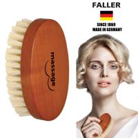 【德國FALLER芙樂梳具刷具】德國製 白豚鬃美胸按摩刷
