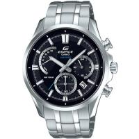 CASIO EDIFICE 逆跳扇形藍寶石鏡面三眼計時男錶(黑)_EFB-550D-1A
