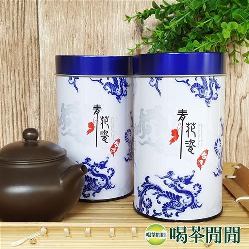 喝茶閒閒 極品青花霜韻烏龍茶葉，共2斤/附小手提袋