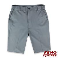 ZENO傑諾 萊卡彈性透氣機能短褲‧淺灰
