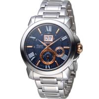 SEIKO 精工 Premier人動電能萬年曆腕錶 7D56-0AE0A SNP153J1