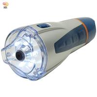 月陽超白光6LED紅光3LED警示聲控緊急照明手電筒工作燈(HZ819)