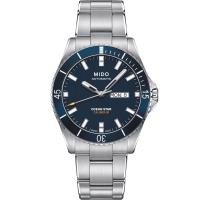 MIDO 美度 OCEAN STAR 海洋之星200米潛水機械錶(藍/42mm) M0264301104100