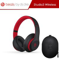 10週年系列 Beats Studio3 Wireless 降噪藍牙耳機-桀驁黑紅