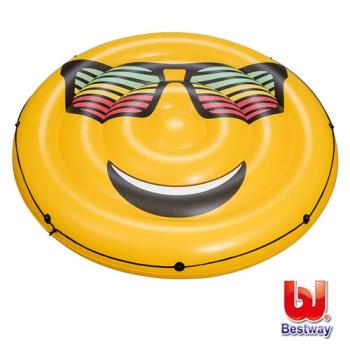 哈街 Bestway夏日風情陽光笑臉充氣浮排