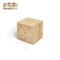諾雅度-原生實木四抽桌上櫃/置物櫃/原木色