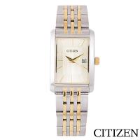 CITIZEN星辰 俊雅時尚方型石英男錶 BH1676-51P