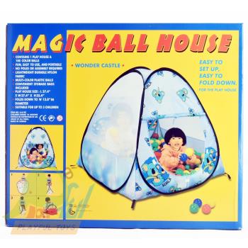【Playful Toys 頑玩具】100入球+遊戲球屋 台灣製造 遊戲屋 球池 帳篷遊戲屋 遊戲間 兒童玩具