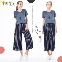 MONS優美法式蕾絲拼接上衣