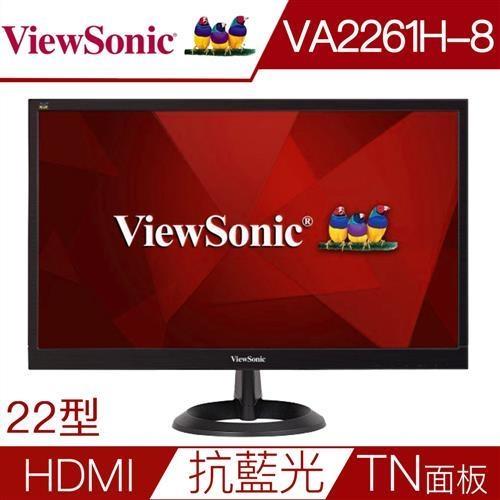 ViewSonic 優派 VA2261h-8 22型雙介面零閃頻抗藍光液晶螢幕