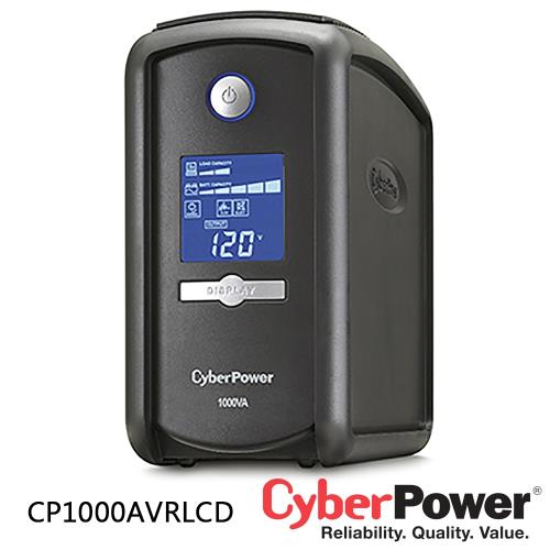 CyberPower UPS 在線互動式設計不斷電系統(CP1000AVRLCD)