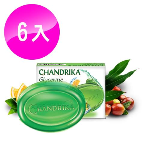 印度Chandrika香蒂卡 阿育吠陀完美保濕平衡手工皂75g(6入組)