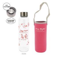 安妮兔 時尚玻璃瓶550ml(二代) 2入