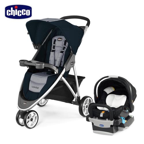 chicco-Viaro運動版三輪推車+KeyFit 手提汽座