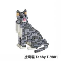 【Tico微型積木】虎斑貓 Tabby T-9801