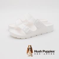 Hush Puppies 輕量休閒增高拖鞋 女鞋-白(另有深咖、粉)