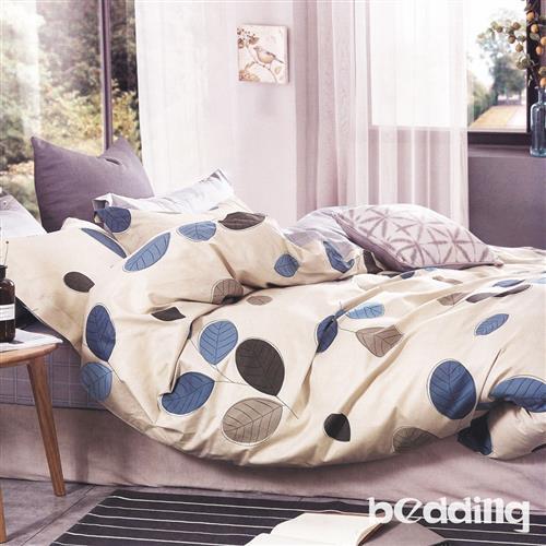 BEDDING-100%棉3.5尺單人薄式床包二件組-左岸