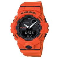 【CASIO】G-SHOCK機能與智能完美科技藍芽連接運動錶-橘(GBA-800-4)