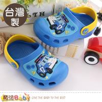 魔法Baby 童鞋 台灣製POLI正版波力款水陸輕便鞋~sa81026