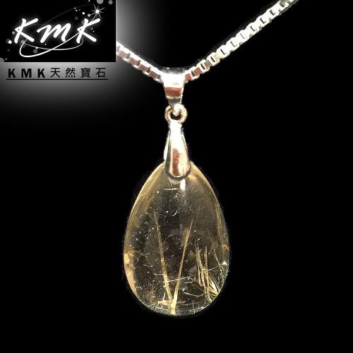 KMK天然寶石【2.48g】髮晶之王天然鈦晶-項鍊