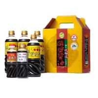 屏大薄鹽醬油均衡組(薄鹽醬油710ml*4+薄鹽醬油膏300ml*1+香菇素蠔油300ml*1 共6入/組)
