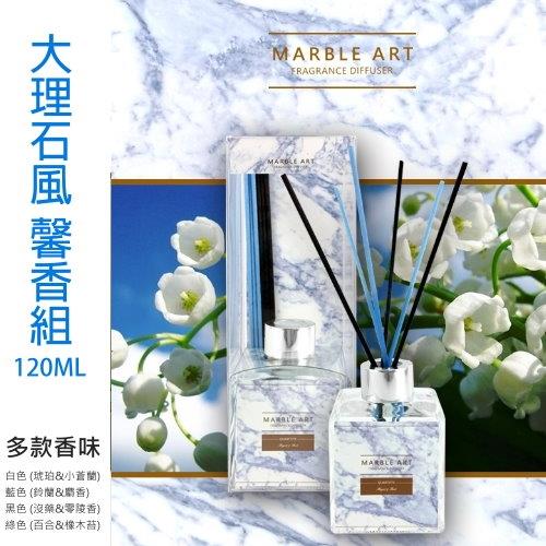 亞美歐~藍色大理石風 馨香組120ml (鈴蘭麝香) 