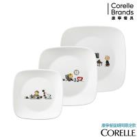 美國康寧CORELLE SNOOPY 繽紛童趣3件式兒童餐具組-C02