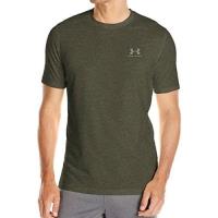 Under Armour 2018男時尚寬鬆運動款兵綠色圓領短袖ㄒ恤