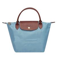 LONGCHAMP 經典Le Pliage系列摺疊短把尼龍水餃包(小-極地色)