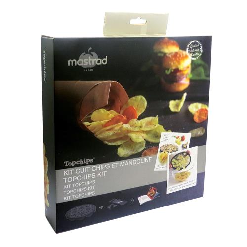 法國mastrad 洋芋片微波組含切片器禮盒組