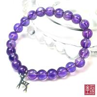 【金石工坊】紫水晶手鍊小鹿童話