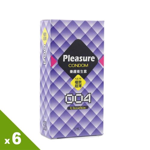 Pleasure．004極致超薄保險套（12入X6盒）