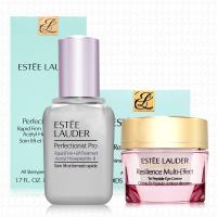 ESTEE LAUDER雅詩蘭黛 Pro極速緊緻肌密全能精華50ml+鑽石立體緊緻眼霜升級版15ml