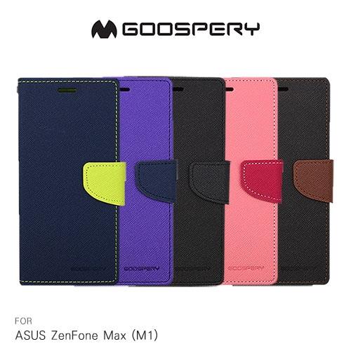 GOOSPERY ASUS ZenFone Max (M1) ZB555KL FANCY 雙色皮套