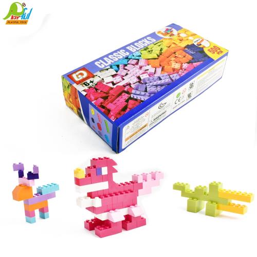 【Playful Toys 頑玩具】DIY積木 (創意積木 學齡兒童積木玩具 DIY積木 生日禮物 色彩鮮艷 500PCS)
