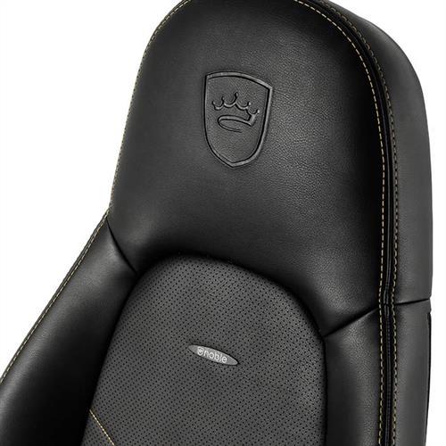 noblechairs 皇家ICON系列 電腦椅/辦公椅/電競超跑椅-PU尊爵款-黑/金