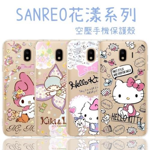 【Hello Kitty】Samsung Galaxy J4 (2018) 花漾系列 氣墊空壓 手機殼