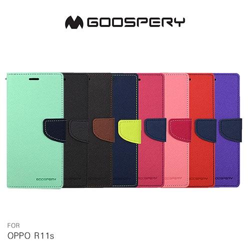 GOOSPERY OPPO R11s FANCY 雙色皮套