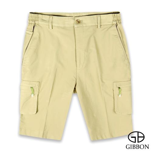 GIBBON 彈力棉質鬆緊短褲-二色
