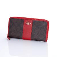 COACH C Logo PVCㄇ字型長夾
