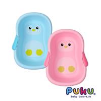 PUKU藍色企鵝 企鵝小臉盆_水色、粉色