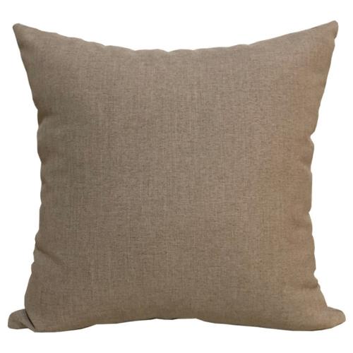 亞麻卡其-仿麻素雅百搭抱枕(卡其)45cm*45cm/靠枕/腰枕/午安枕/枕套含枕芯2入/台灣製MIT【宜欣居傢飾】