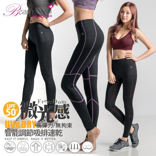 【BeautyFocus】女款RP微光感休閒運動褲(7215)