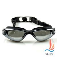 SANQI三奇 夏日必備抗UV防霧休閒泳鏡(共四色F) SN9018