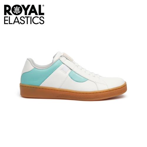 【Royal Elastics】女-Icon Dots 真皮運動休閒鞋-湖水綠(92983-040)