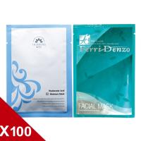 SHINNING WAY 濃潤保濕玻尿酸蠶絲面膜100片