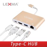 LEXMA HD-P020 USB-C四合一轉接器